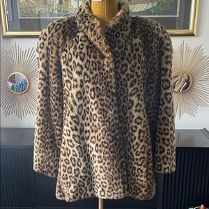 Holt Renfrew Faux Fur Swing Coat